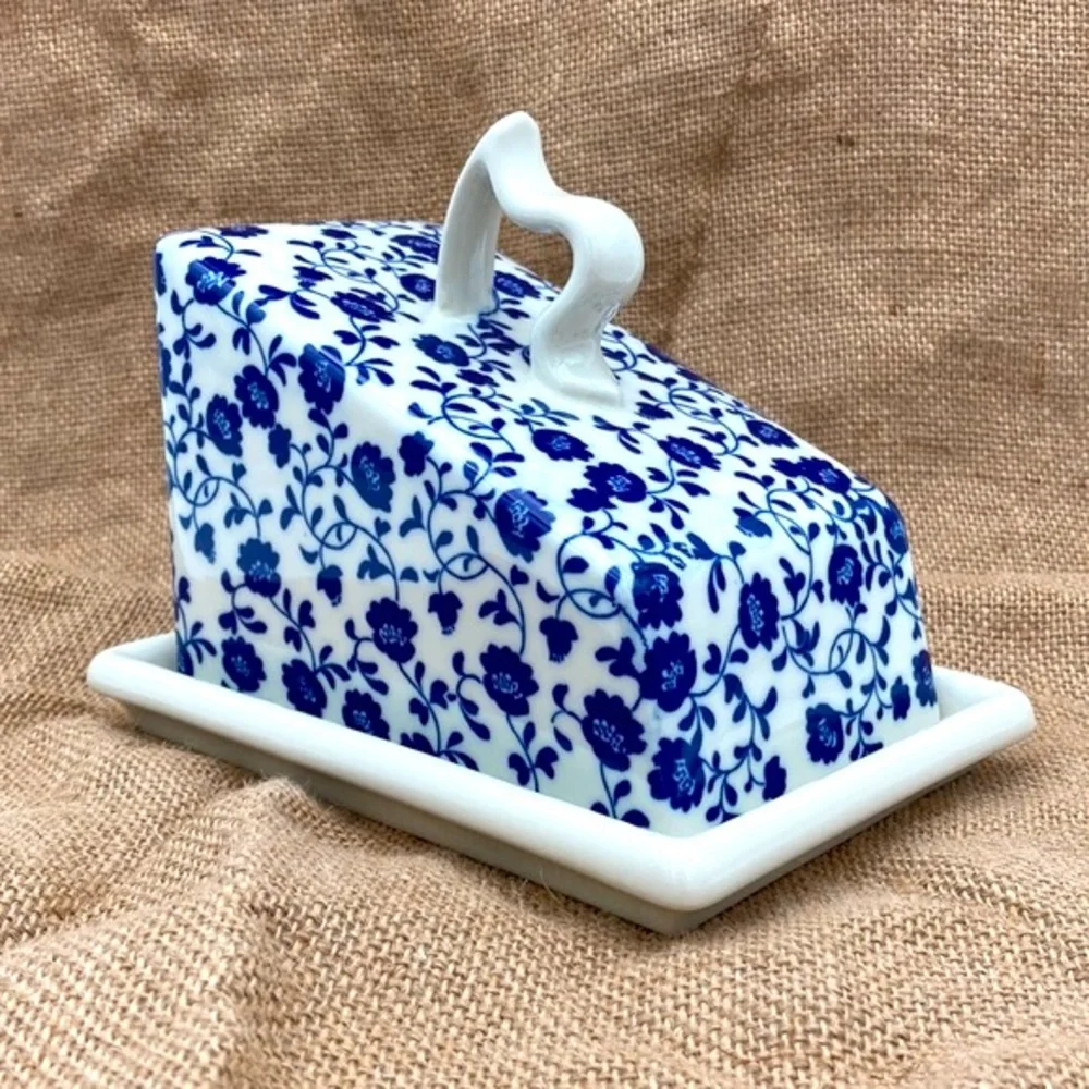 Vintage Haxby Chintz Covered Cheese Dish